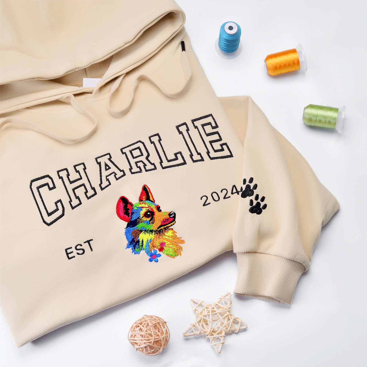 🐾Sweat/Hoodies brodé sur mesure.   dès 39,99€